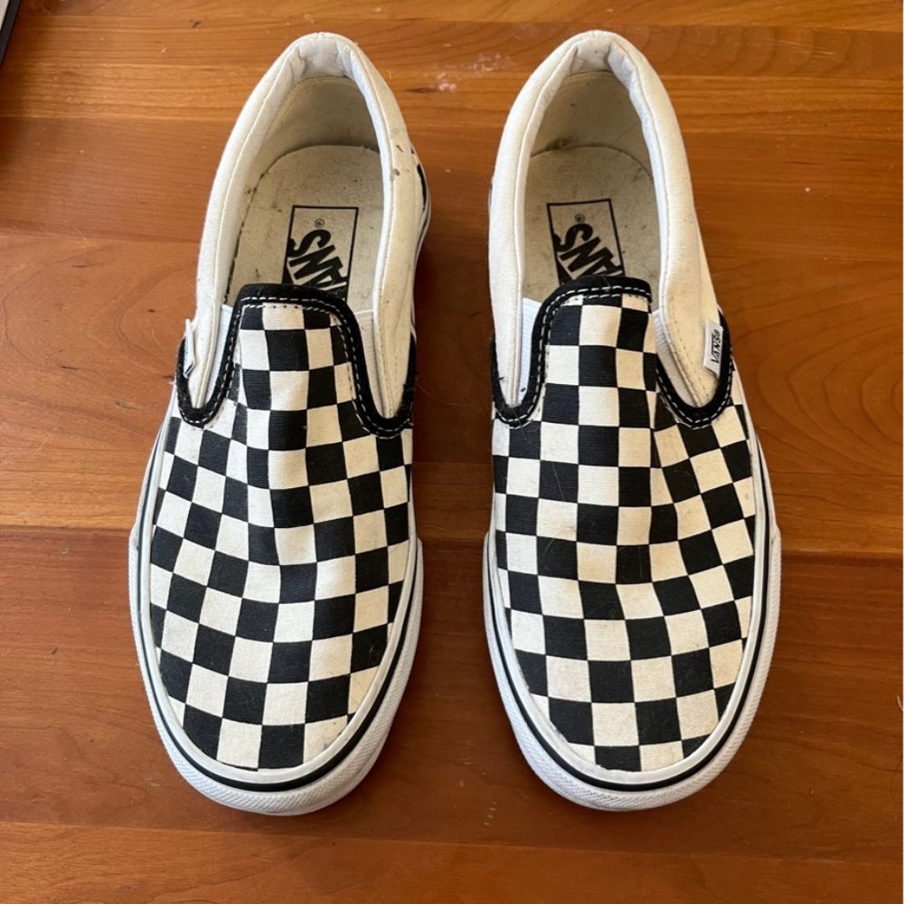 Vans Checkerboard Slip On size woman 8